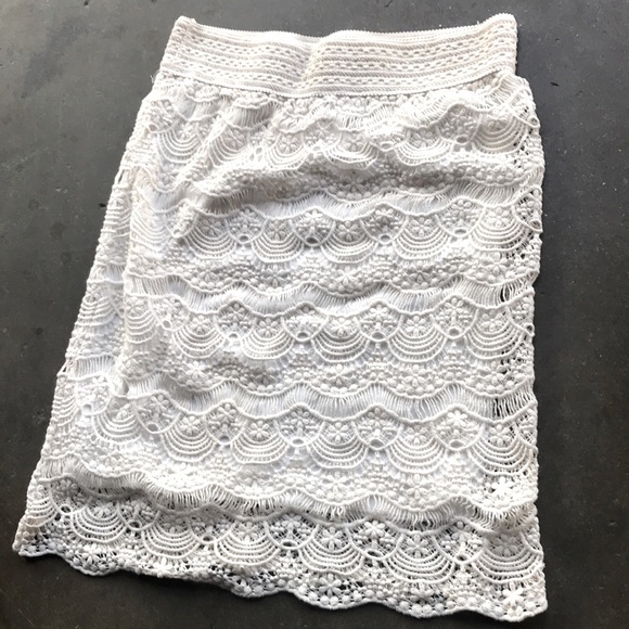 Lace Pencil Skirt - Picture 1 of 4